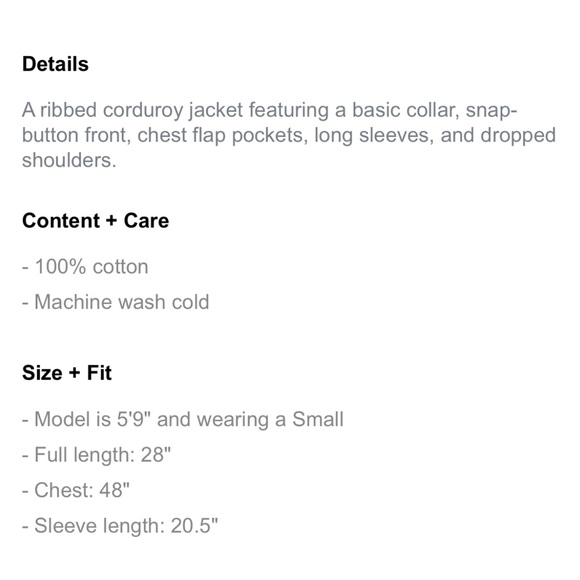 Corduroy Snap-Button Shacket - Picture 2 of 5